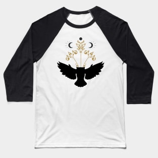Night owl with the moon phases Baseball T-Shirt